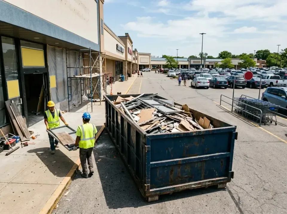 retail-store-renovation-debris-003 — frequently asked questions, Roll-off Dumpster Rentals in Edgewood, MD